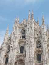 Duomo di Milano (translation Milan Cathedral) gothic church in Milan, Italy