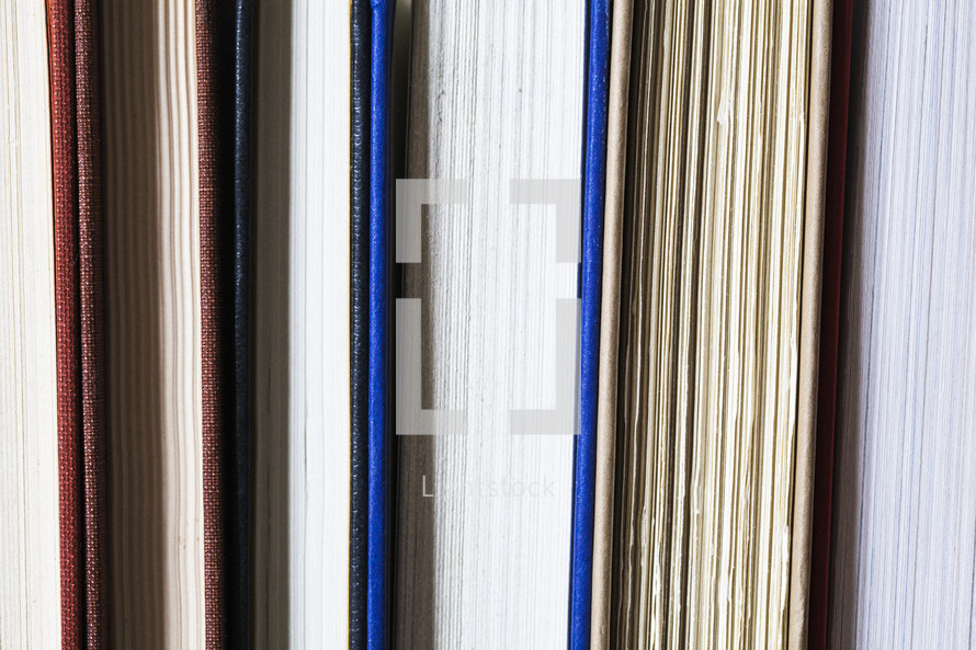 books, row, closeup, background, library, literacy 