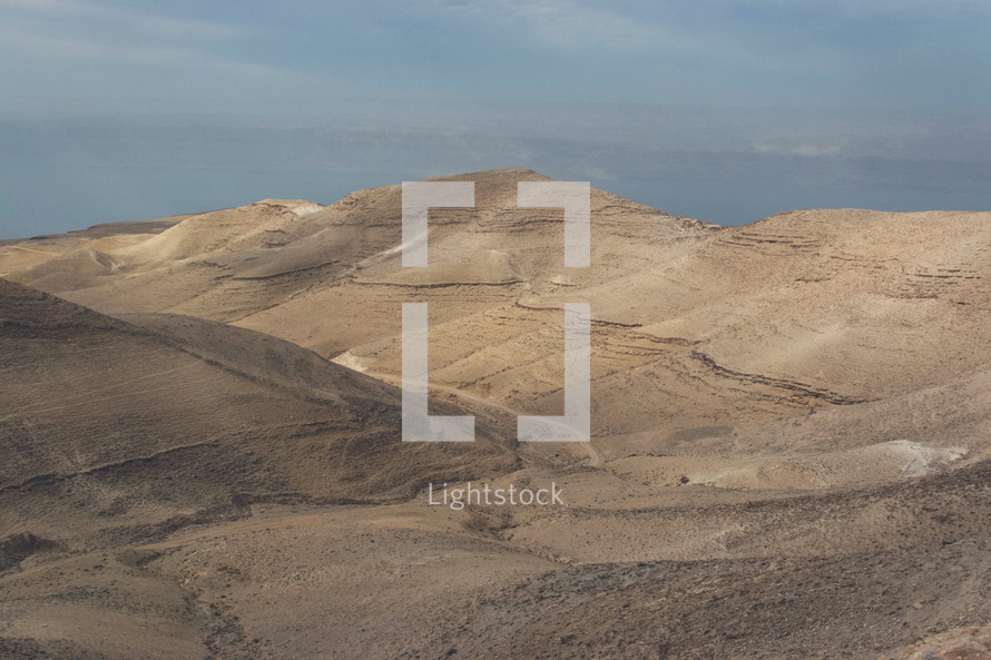 desert landscape in Jordan 