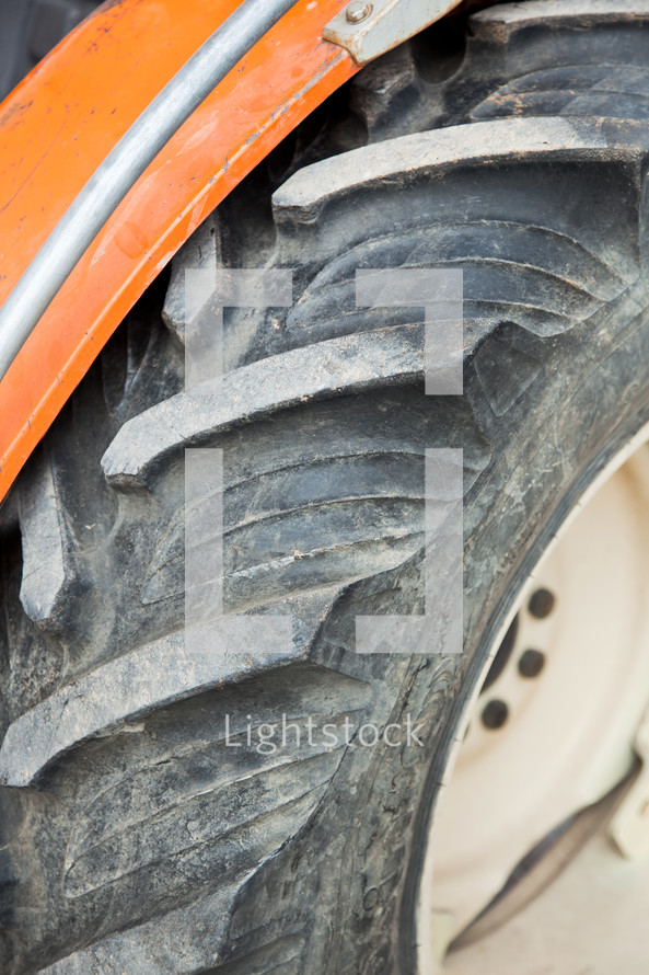 tire used on an agricultural tractor