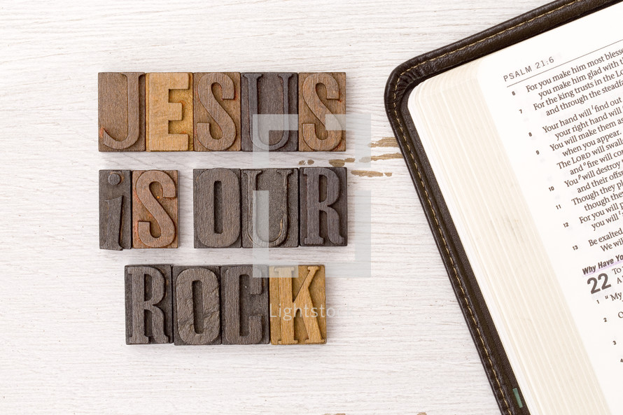Jesus is our rock 