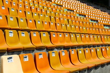 numbered stadium seats