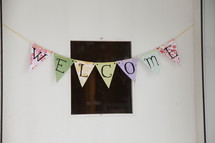 Welcome banner 