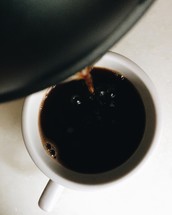 brewing coffee 