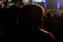 lights out at a christian music concert 