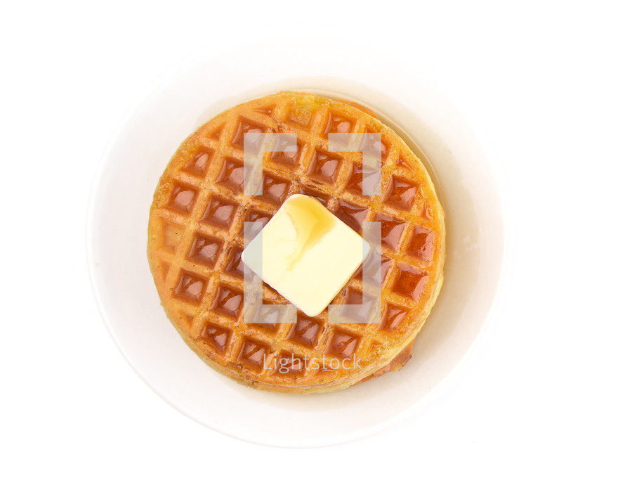 waffles and syrup 