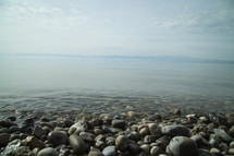 pebbles on a shore 