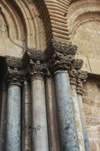 old columns in Israel 