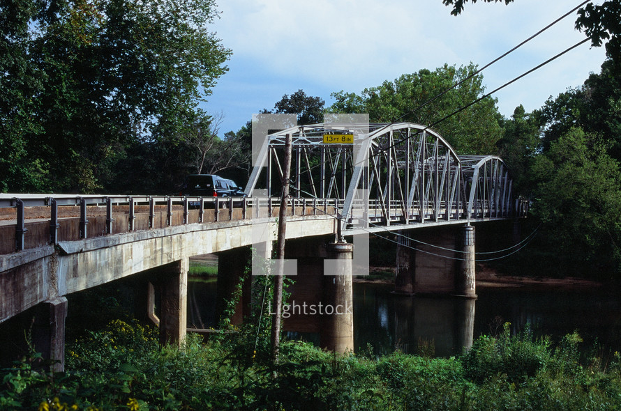 steel bridge along route 66 