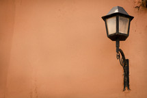 lamp on a wall 
