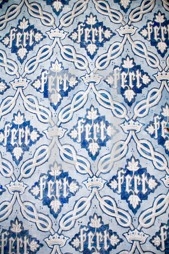 blue mosaic background 