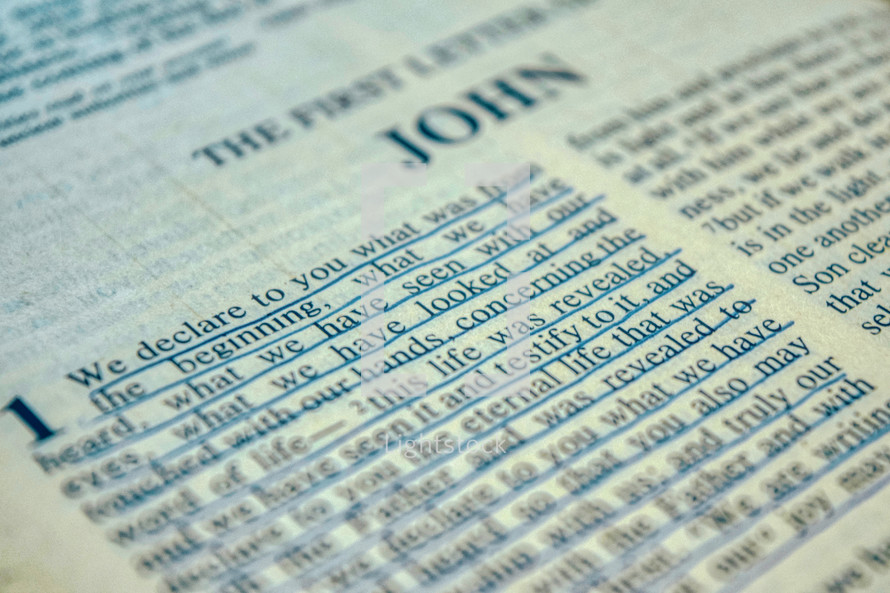 First Letter of John 1:1
