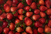 strawberries background 