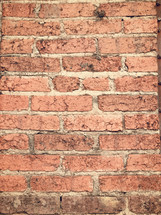 old, worn brick wall 