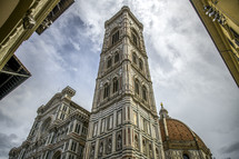 tall cathedral tower and dome 