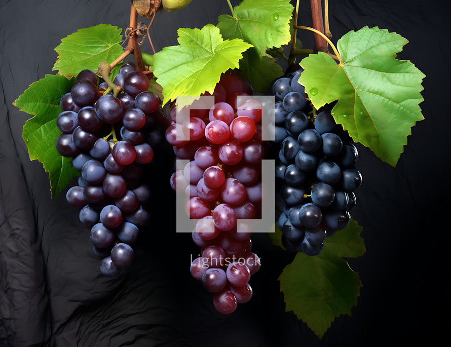 Bunches of grapes from the dream of the cup bearer from the story of Joseph
