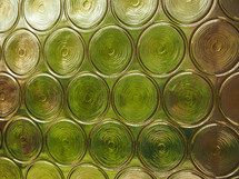 yellow decorated glass texture useful as a background