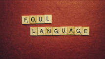 foul language 