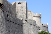 Castle walls and strong towers 
