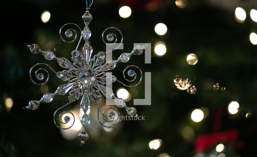 ornaments on a Christmas tree 