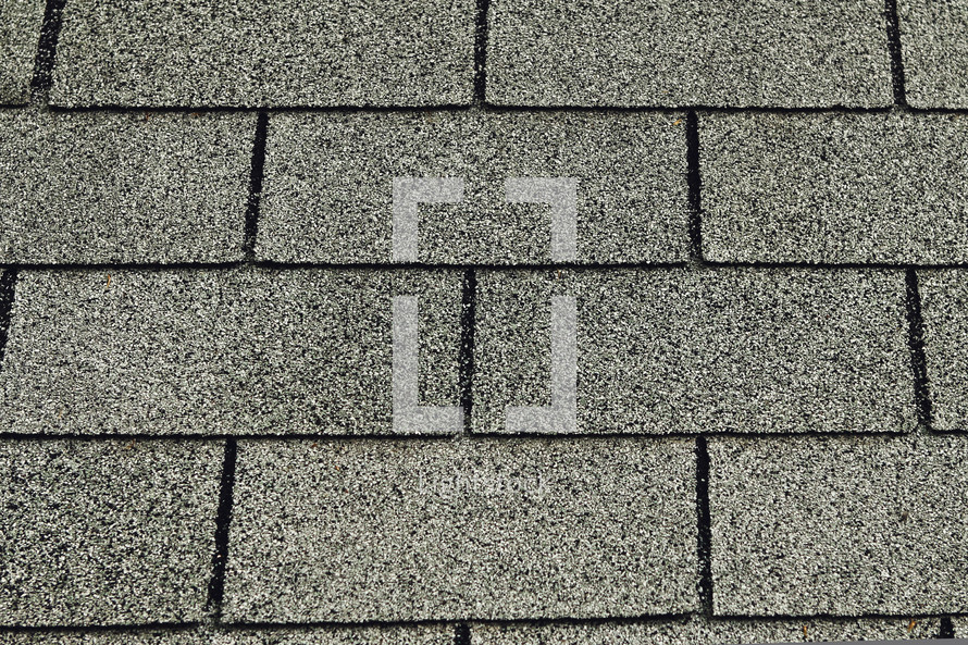 shingles on a roof 