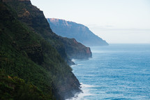 cliffs along an island shoreline 