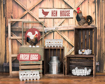 Hen House and country motif 