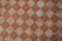 brick paver patio pattern background 