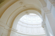 archway and dome of the capitol building in Austin, TX