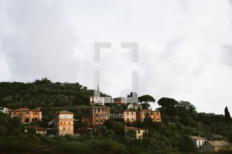 hillside villas in Italy 