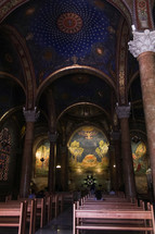 Inside the Church of All Nations in the Garden of Gethsemane