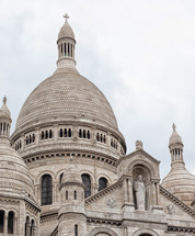 Sacre Coeur is the famous catholic church and popular landmark in Paris