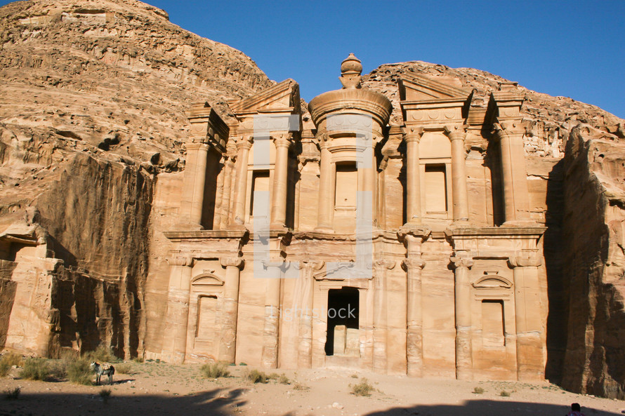 The Monastery in Petra, Jordan.