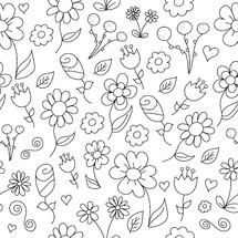 floral doodles 