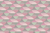 pink and mint triangles 