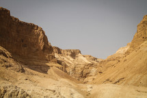 Valley in Masada, Israel