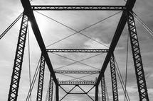 steel bridge support beams 