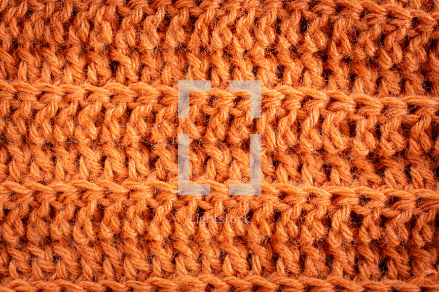 orange knit background 