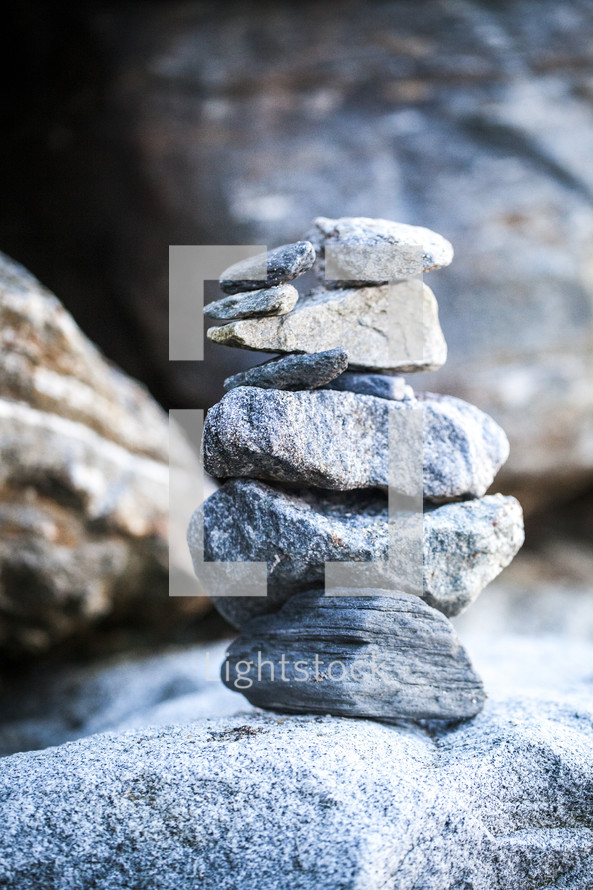 stacked rocks 
