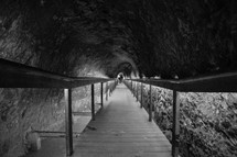 Solomon's tunnel in Meggido, Israel