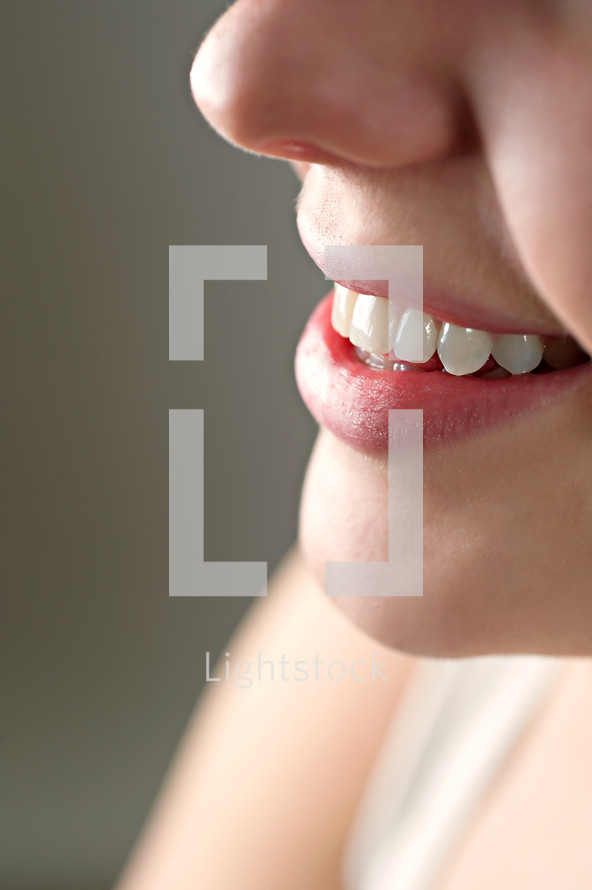 woman's teeth 