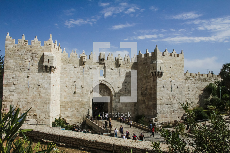 Damascus Gate entrance to the Old CIty of Jerusalem
