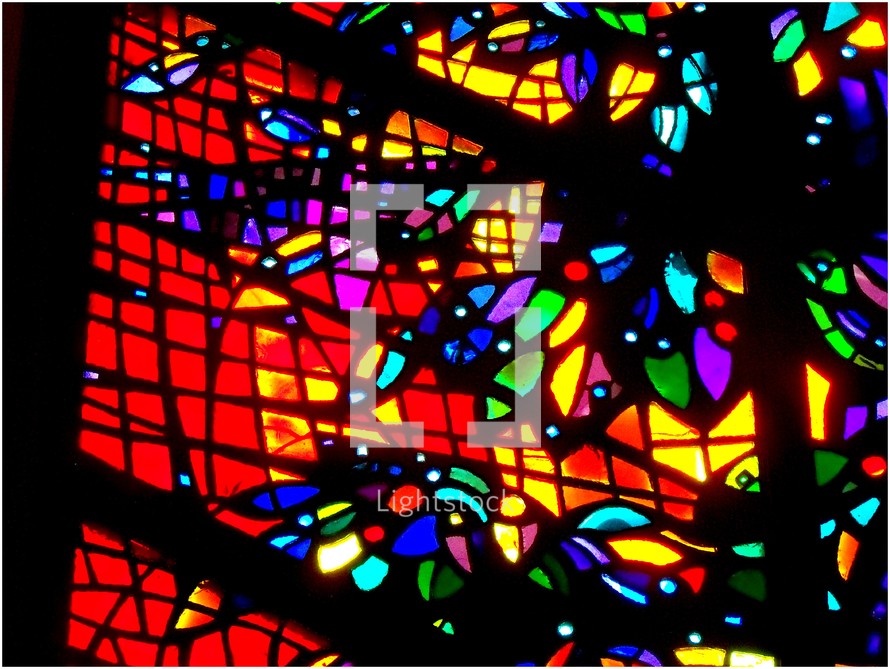 stained glass window background 