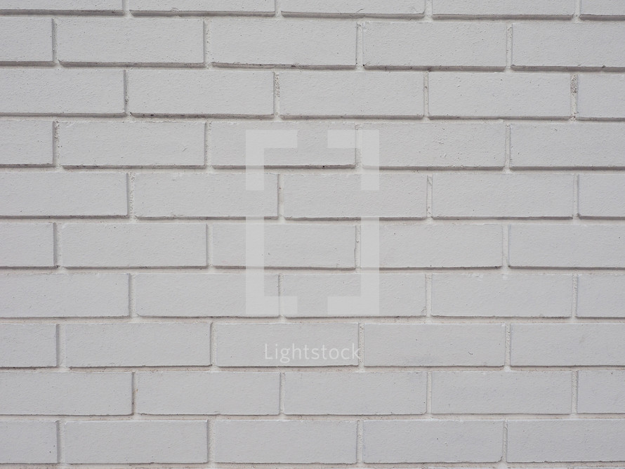 white brick wall useful as a background