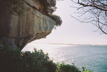 cliff and sea 