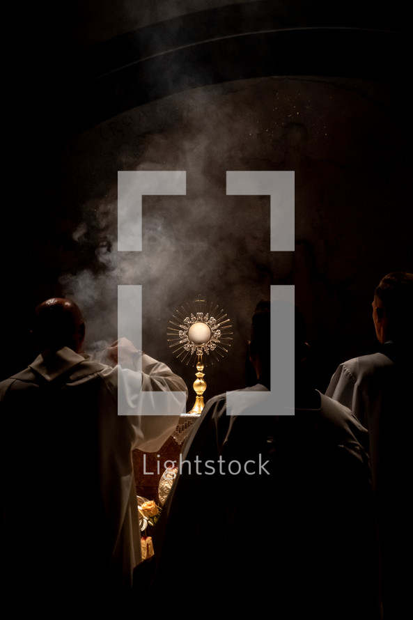 Eucharistic adoration - incense