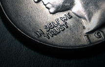 In Self We Trust On A Coin 