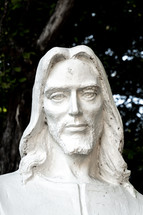 Jesus face - statue