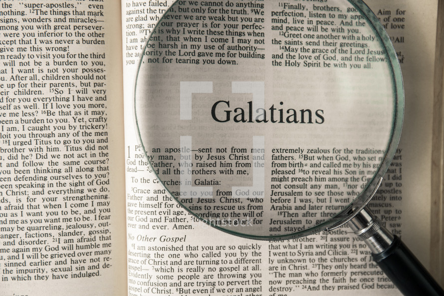 Galatians under a magnifying glass 