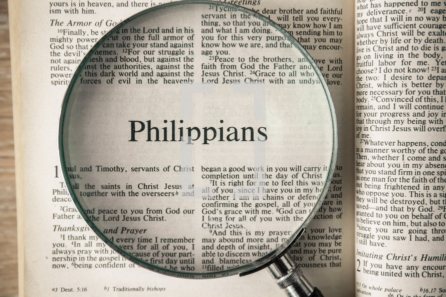 Philippians under a magnifying glass 